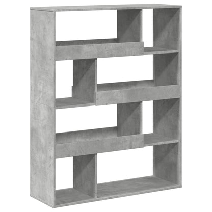 kamerscherm 100x33x125,5 cm bewerkt hout betongrijs