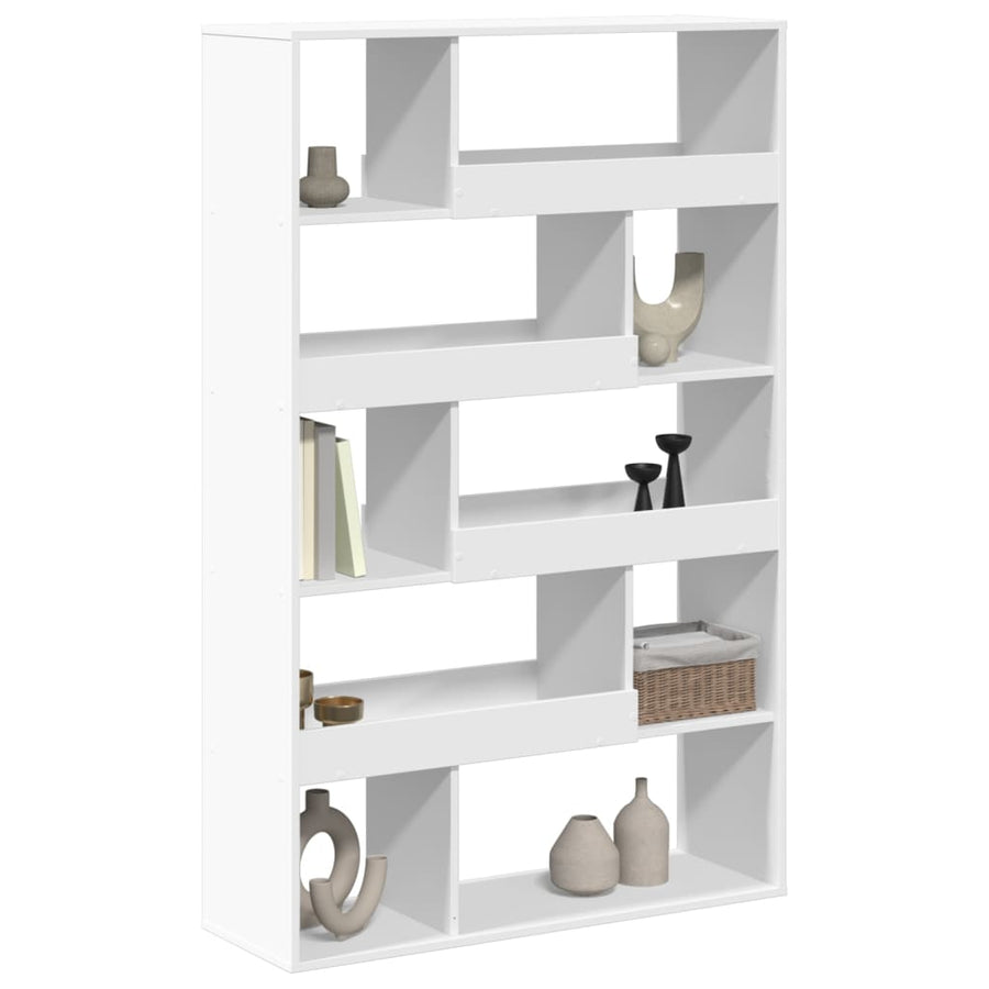 Kamerscherm 100x33x156,5 cm bewerkt hout wit