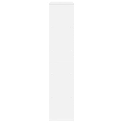 Kamerscherm 100x33x156,5 cm bewerkt hout wit