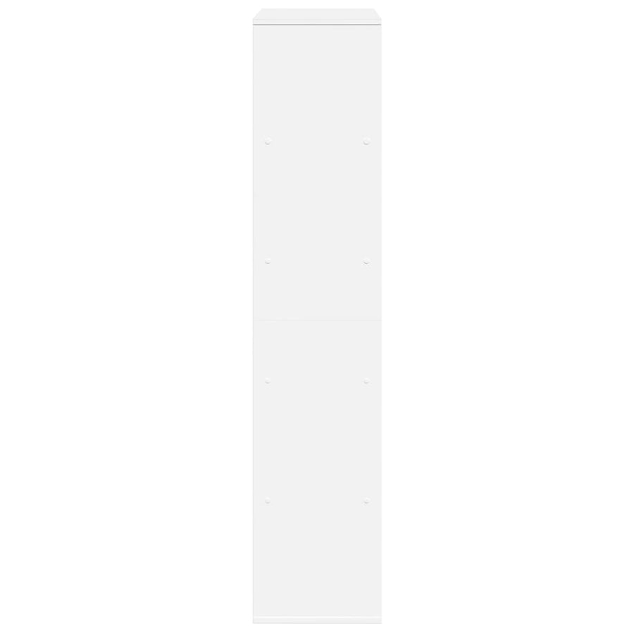 Kamerscherm 100x33x156,5 cm bewerkt hout wit