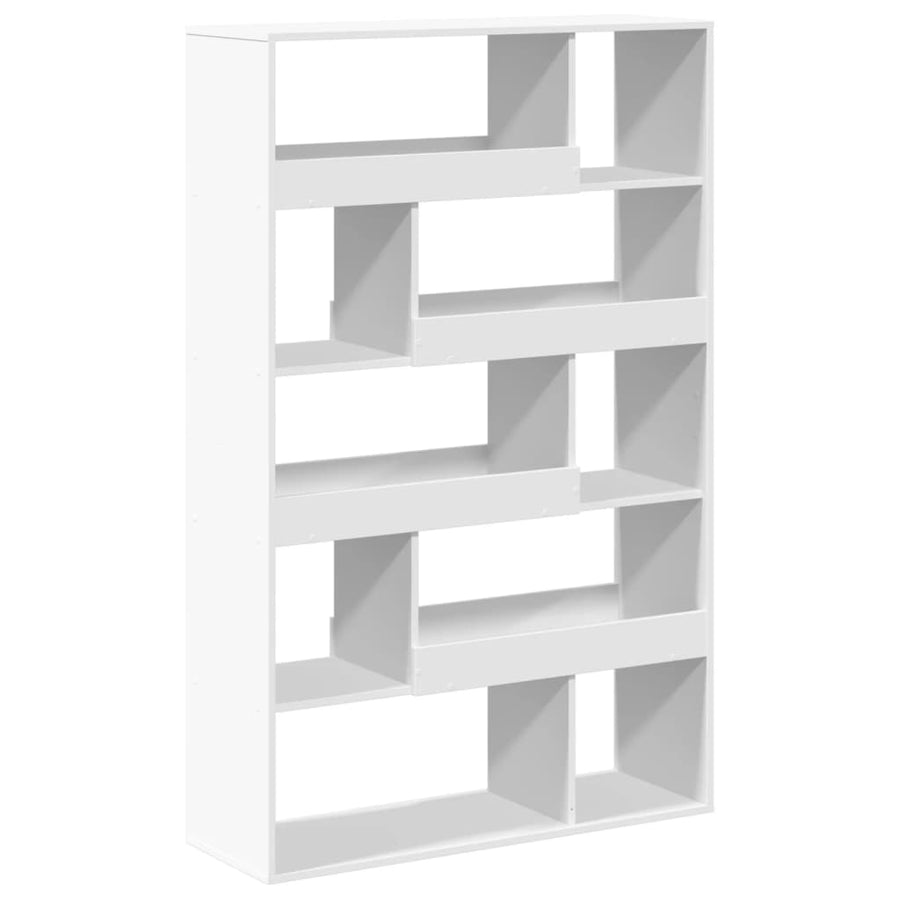 Kamerscherm 100x33x156,5 cm bewerkt hout wit