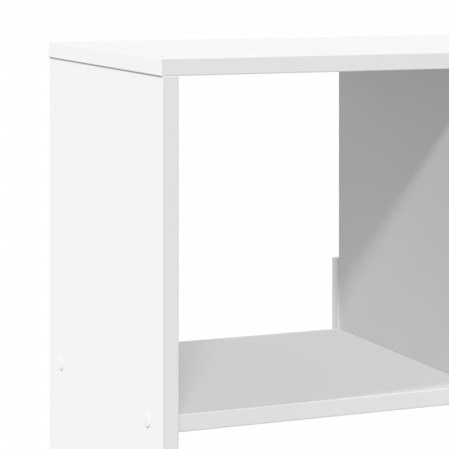 Kamerscherm 100x33x156,5 cm bewerkt hout wit