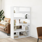 Room divider 100x33x156.5 cm carved wood white