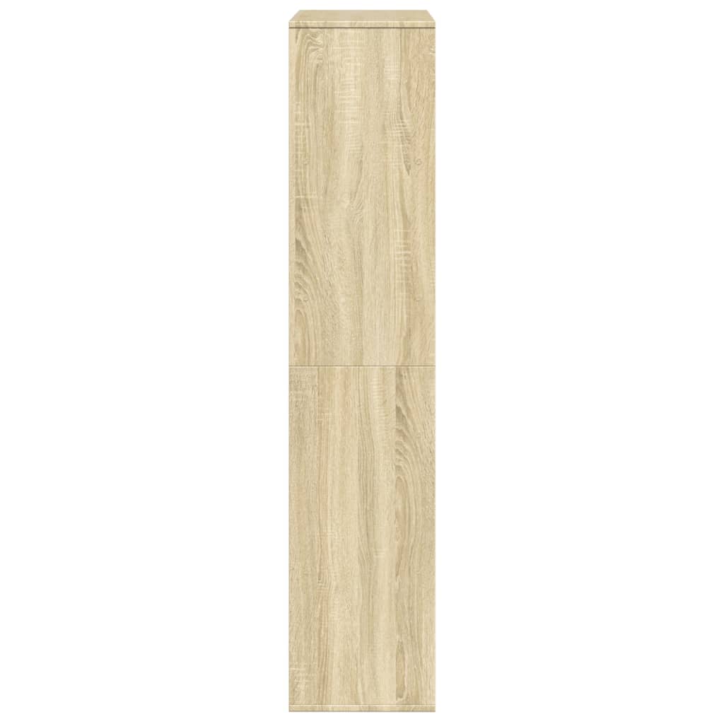 kamerscherm 100x33x156,5 cm bewerkt hout sonoma eikenkleurig