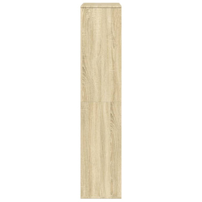 kamerscherm 100x33x156,5 cm bewerkt hout sonoma eikenkleurig