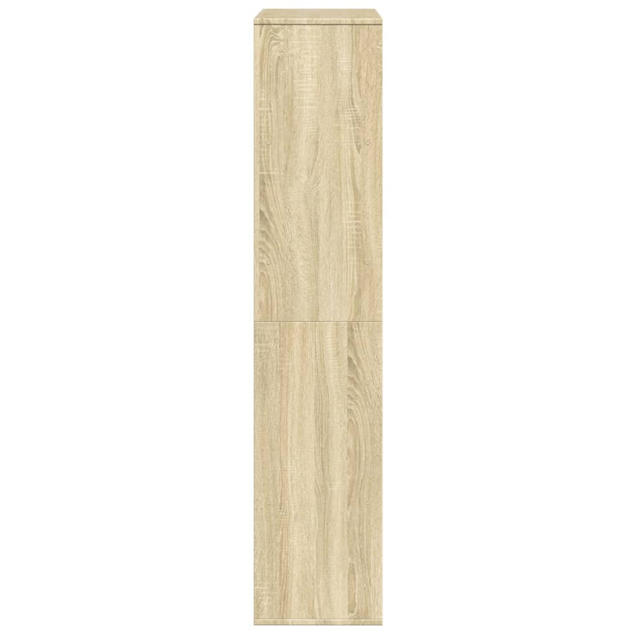 kamerscherm 100x33x156,5 cm bewerkt hout sonoma eikenkleurig