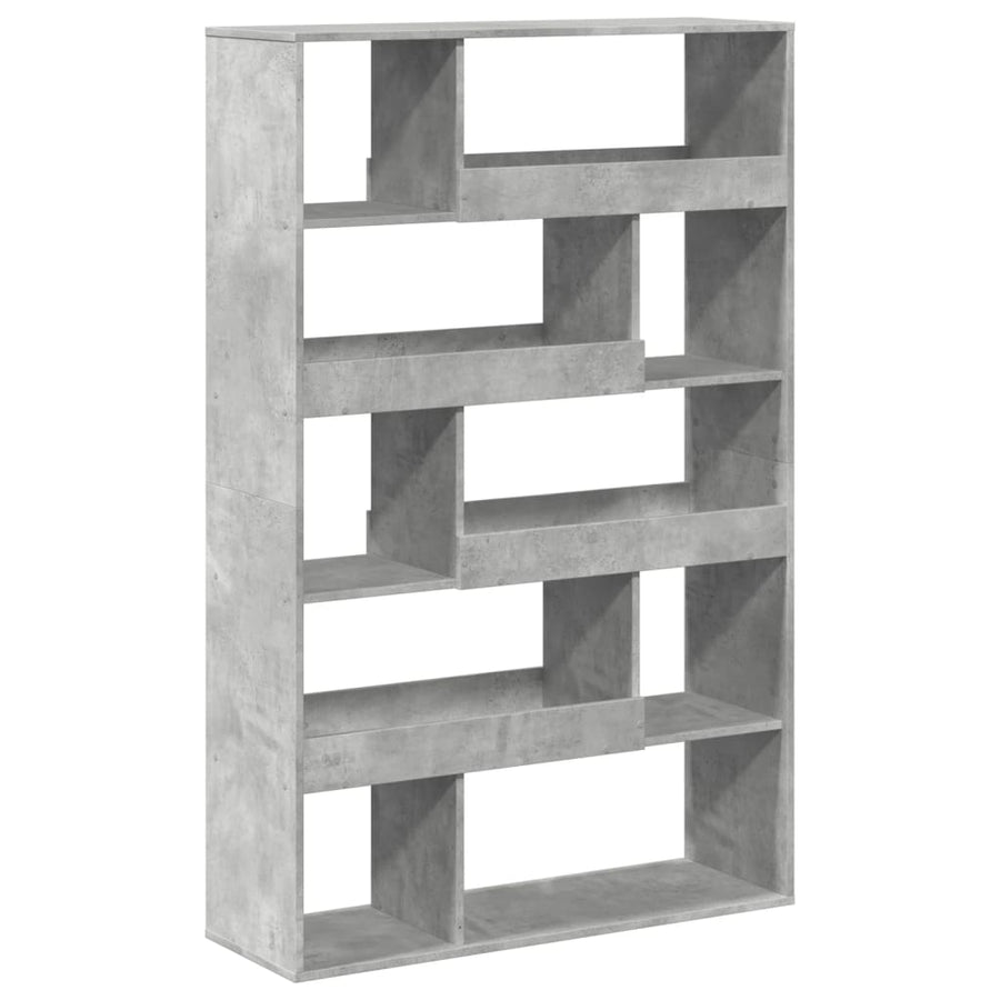kamerscherm 100x33x156,5 cm bewerkt hout betongrijs
