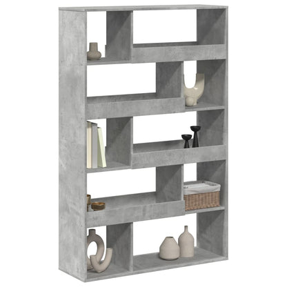 kamerscherm 100x33x156,5 cm bewerkt hout betongrijs