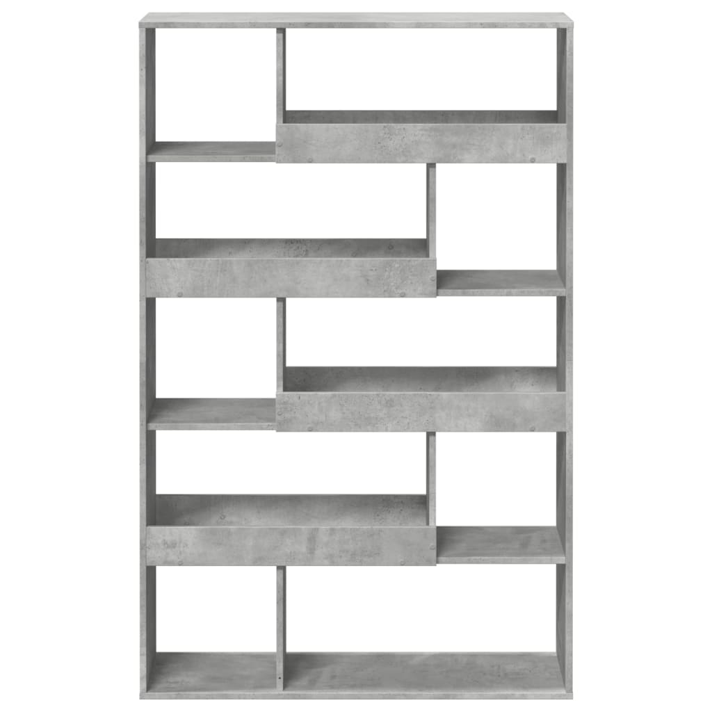 kamerscherm 100x33x156,5 cm bewerkt hout betongrijs