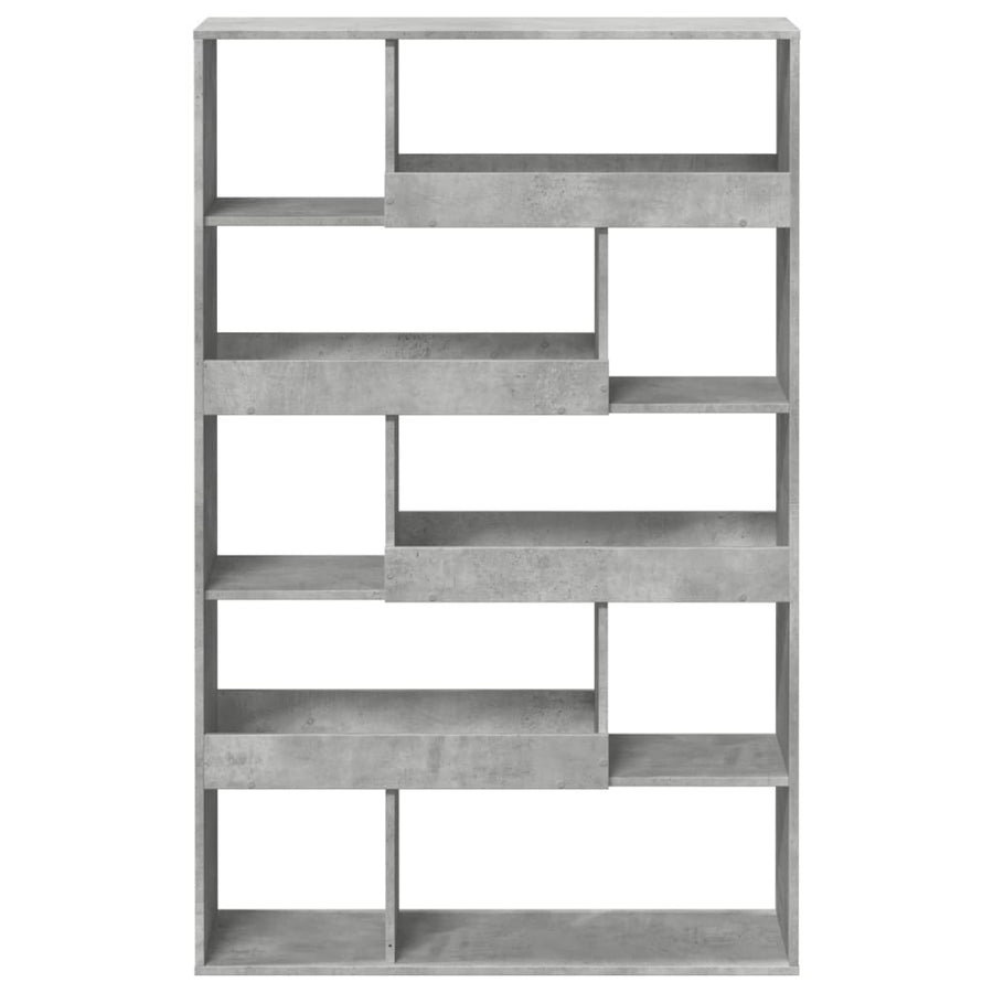 kamerscherm 100x33x156,5 cm bewerkt hout betongrijs