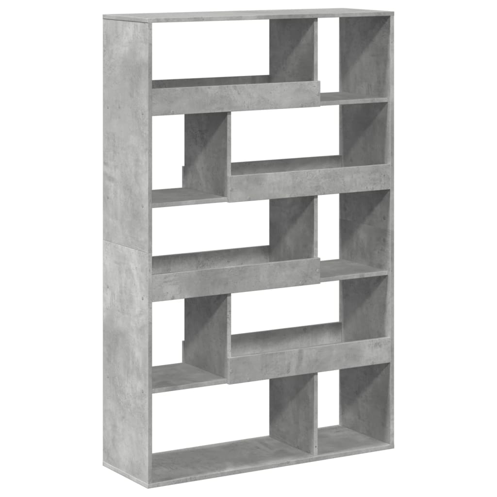 kamerscherm 100x33x156,5 cm bewerkt hout betongrijs