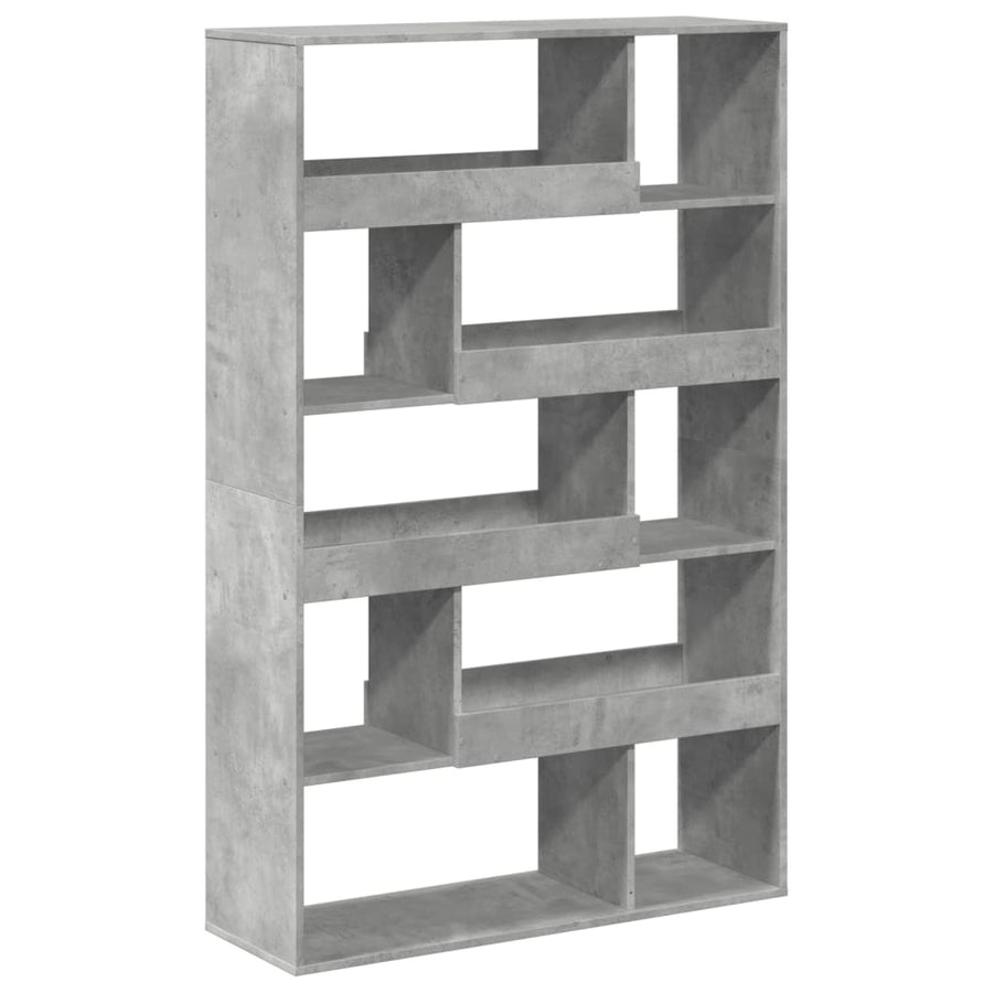kamerscherm 100x33x156,5 cm bewerkt hout betongrijs