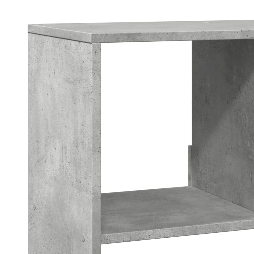 kamerscherm 100x33x156,5 cm bewerkt hout betongrijs