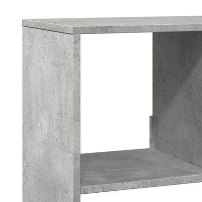 kamerscherm 100x33x156,5 cm bewerkt hout betongrijs