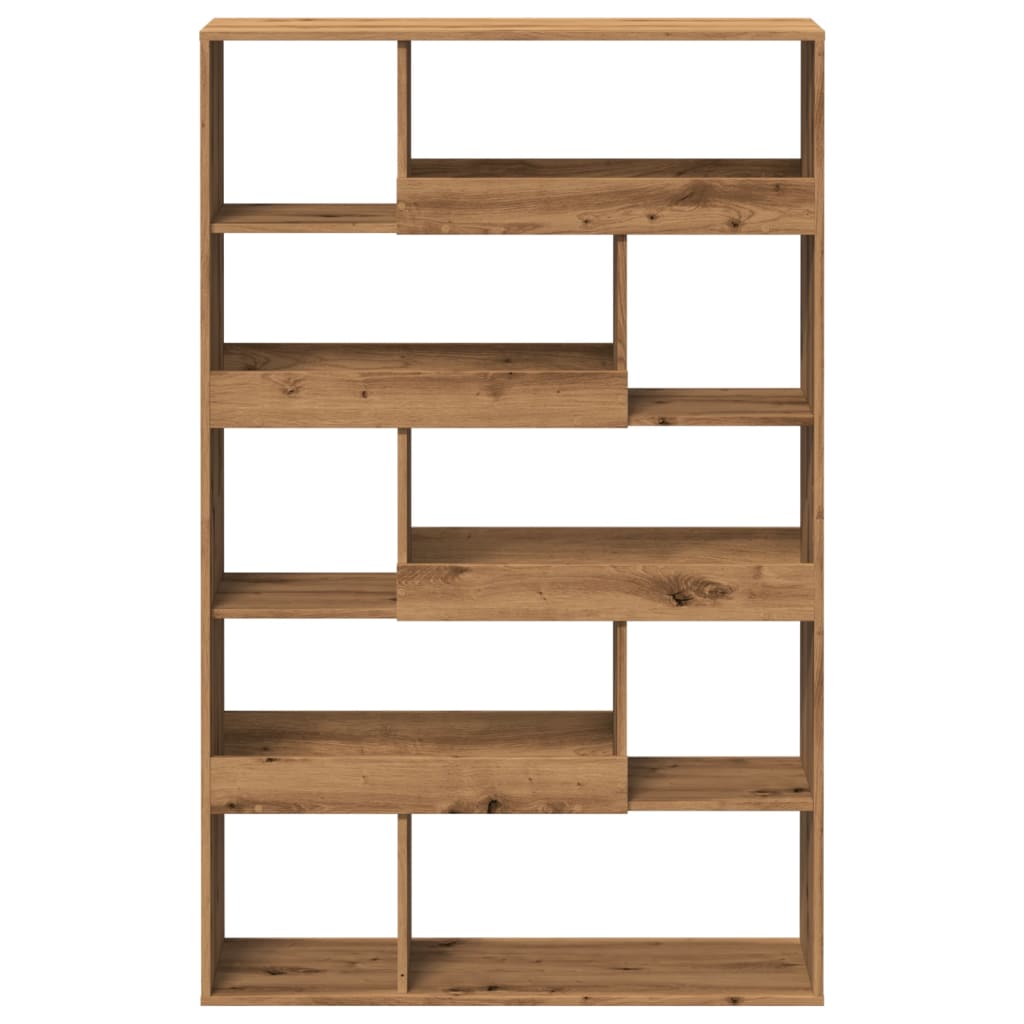 Kamerscherm 100X33X156,5 Cm Bewerkt Hout Artisanaal Eikenkleur 156.5 cm