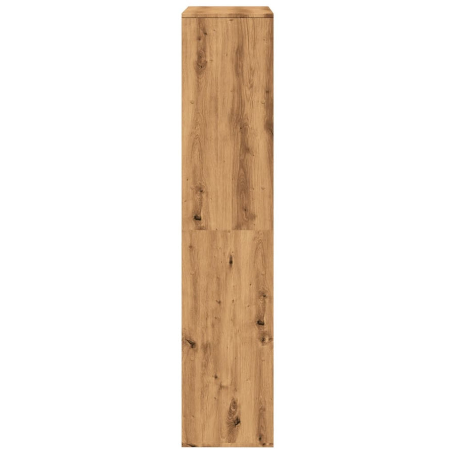 Kamerscherm 100X33X156,5 Cm Bewerkt Hout Artisanaal Eikenkleur 156.5 cm