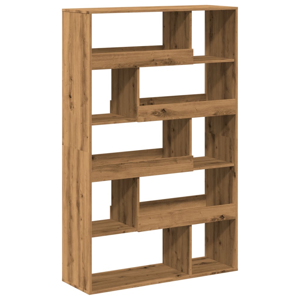 Kamerscherm 100X33X156,5 Cm Bewerkt Hout Artisanaal Eikenkleur 156.5 cm