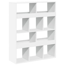 Kamerscherm 100x33x125,5 cm bewerkt hout wit
