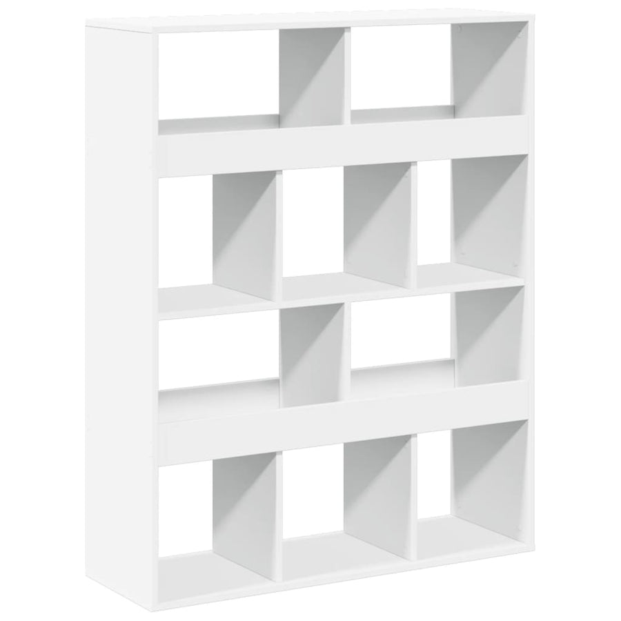 Kamerscherm 100x33x125,5 cm bewerkt hout wit