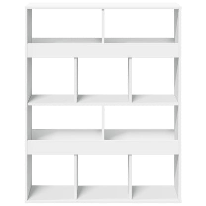 Kamerscherm 100x33x125,5 cm bewerkt hout wit