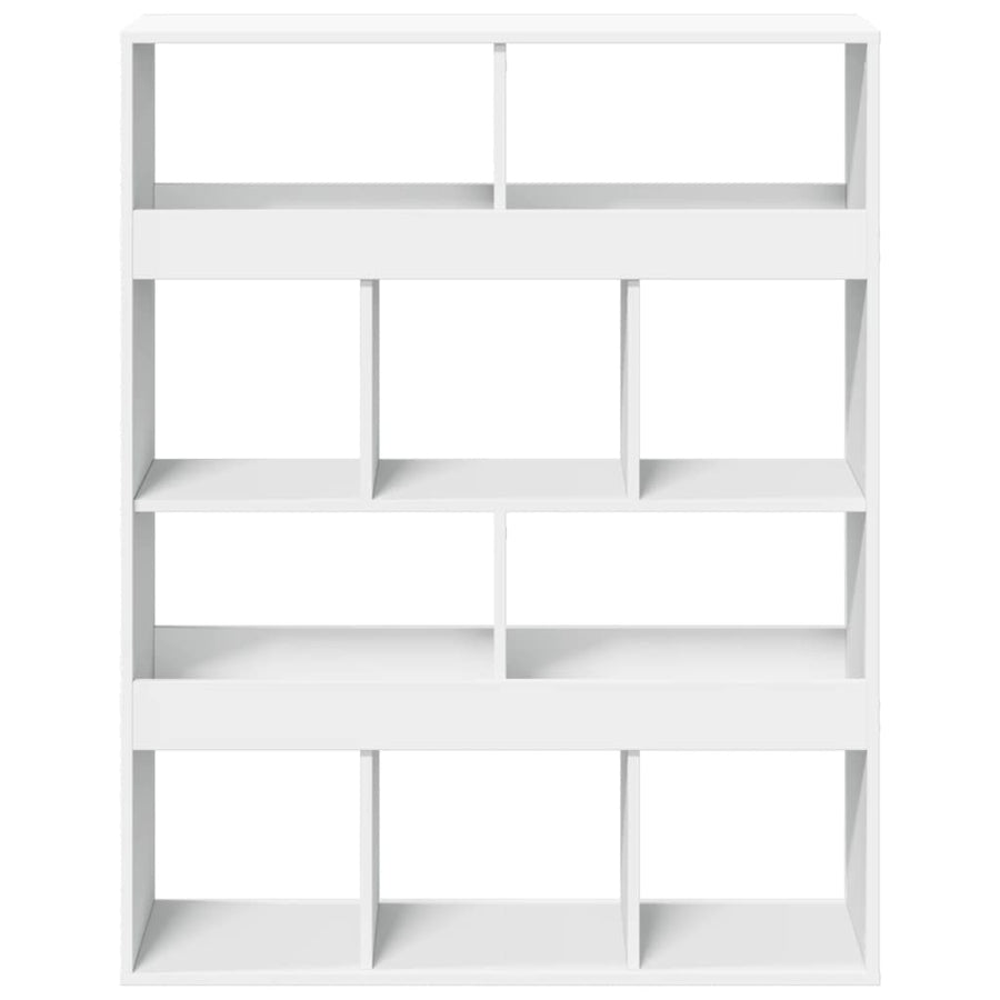 Kamerscherm 100x33x125,5 cm bewerkt hout wit