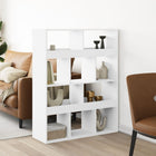Room divider 100x33x125.5 cm carved wood white