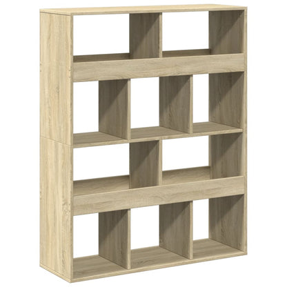 kamerscherm 100x33x125,5 cm bewerkt hout sonoma eikenkleurig