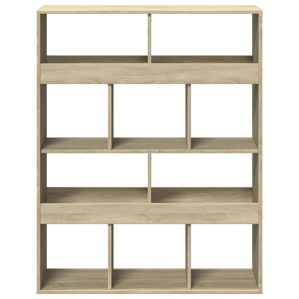 kamerscherm 100x33x125,5 cm bewerkt hout sonoma eikenkleurig