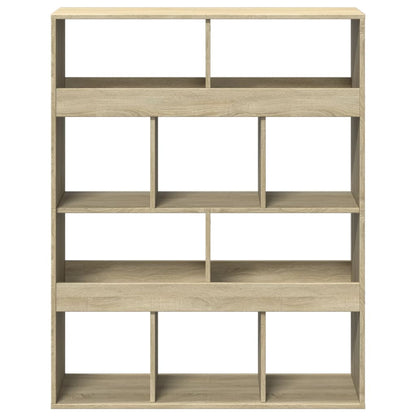 kamerscherm 100x33x125,5 cm bewerkt hout sonoma eikenkleurig