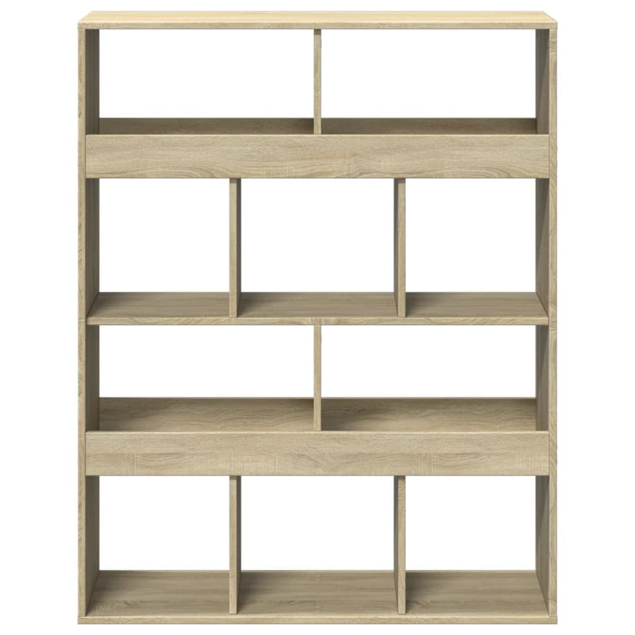 kamerscherm 100x33x125,5 cm bewerkt hout sonoma eikenkleurig