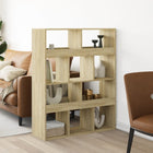 room divider 100x33x125.5 cm engineered wood Sonoma oak-coloured