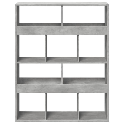kamerscherm 100x33x125,5 cm bewerkt hout betongrijs