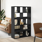 Room divider 100x33x156.5 cm carved wood black