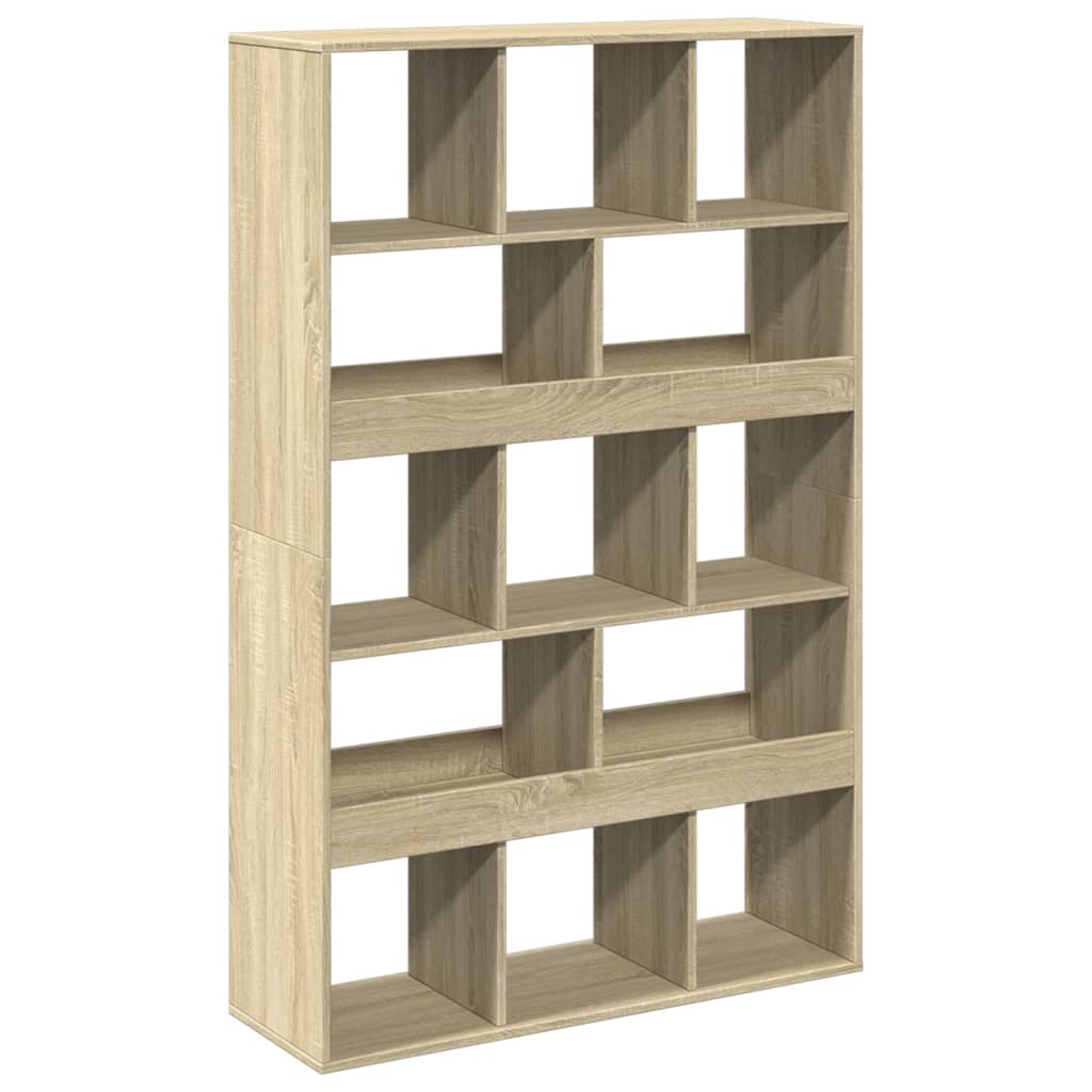 kamerscherm 100x33x156,5 cm bewerkt hout sonoma eikenkleurig