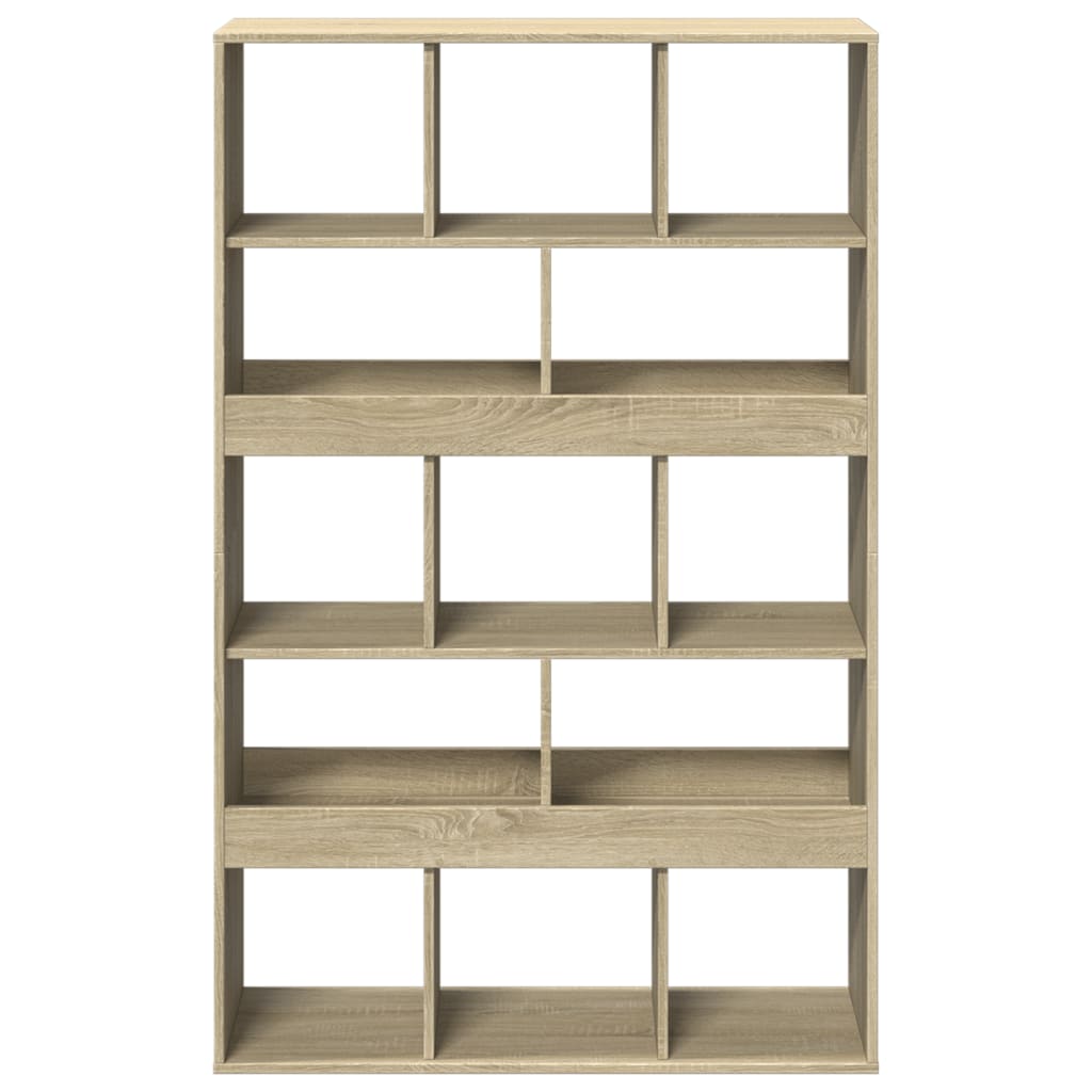 kamerscherm 100x33x156,5 cm bewerkt hout sonoma eikenkleurig