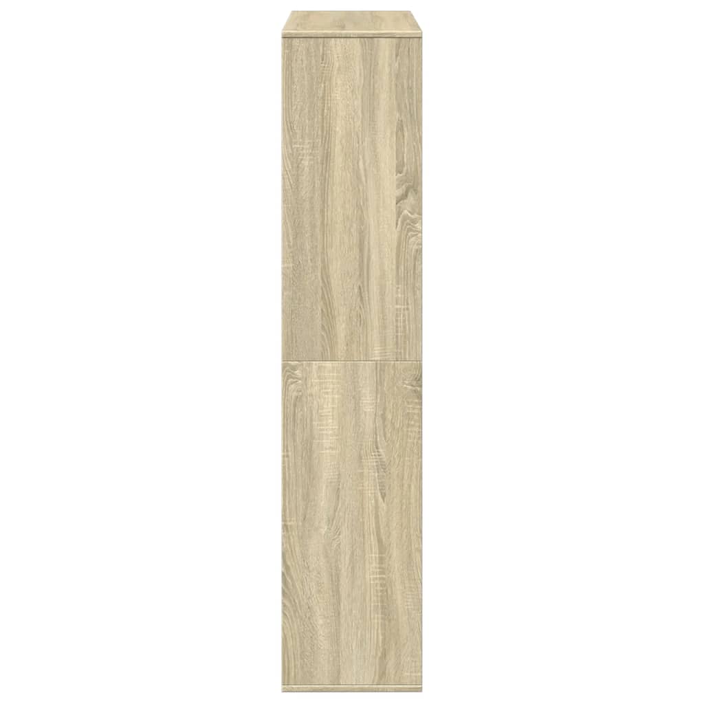 kamerscherm 100x33x156,5 cm bewerkt hout sonoma eikenkleurig