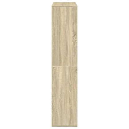 kamerscherm 100x33x156,5 cm bewerkt hout sonoma eikenkleurig
