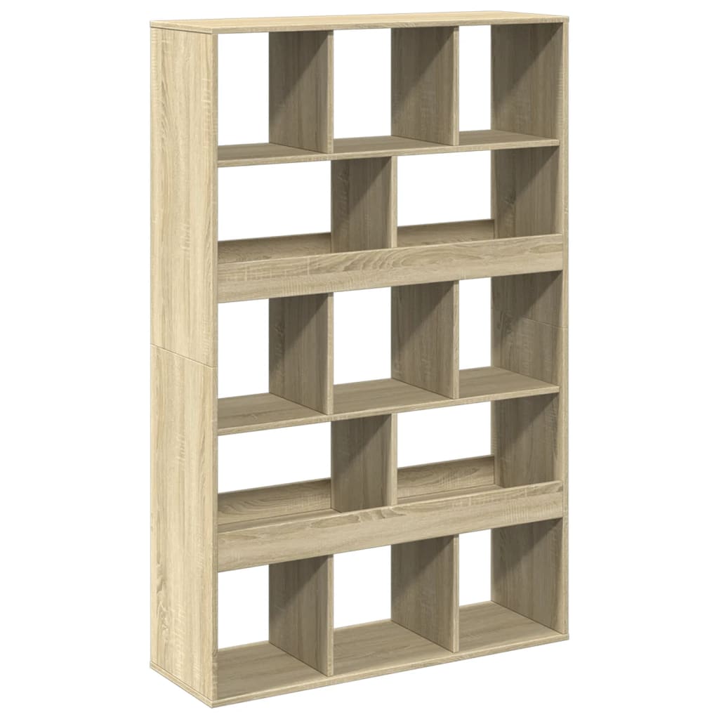 kamerscherm 100x33x156,5 cm bewerkt hout sonoma eikenkleurig