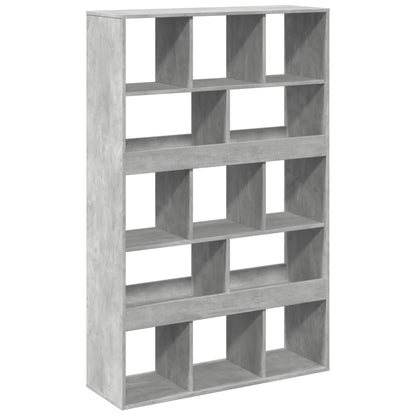 kamerscherm 100x33x156,5 cm bewerkt hout betongrijs