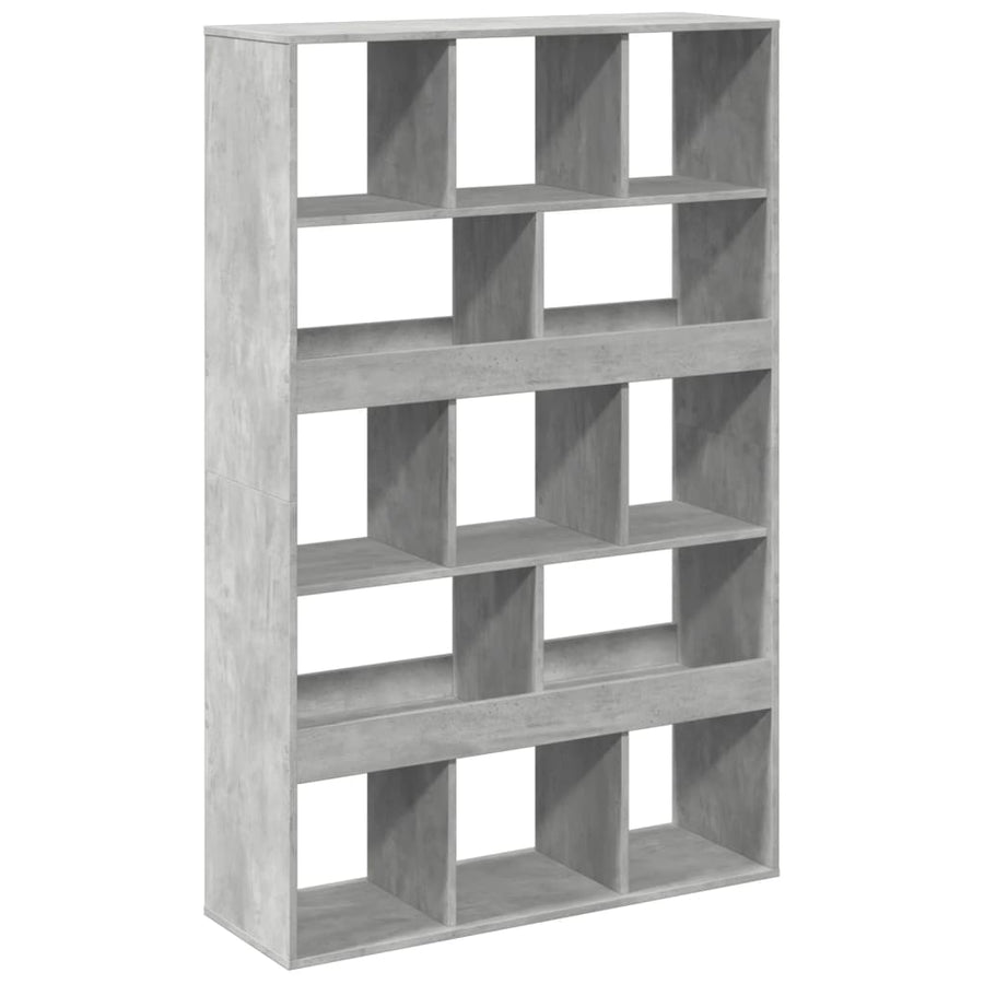kamerscherm 100x33x156,5 cm bewerkt hout betongrijs