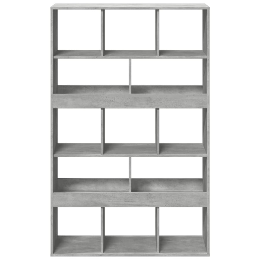 kamerscherm 100x33x156,5 cm bewerkt hout betongrijs