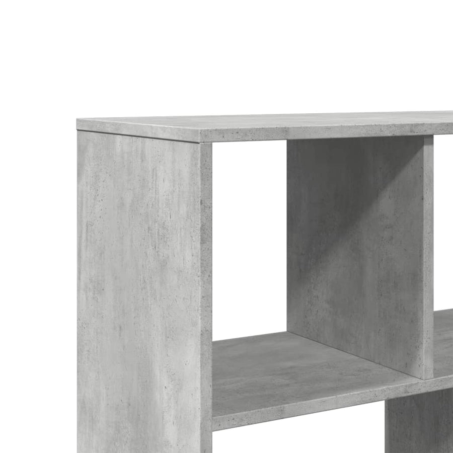 kamerscherm 100x33x156,5 cm bewerkt hout betongrijs