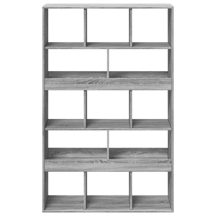 kamerscherm 100x33x156,5 cm bewerkt hout grijs sonoma eiken