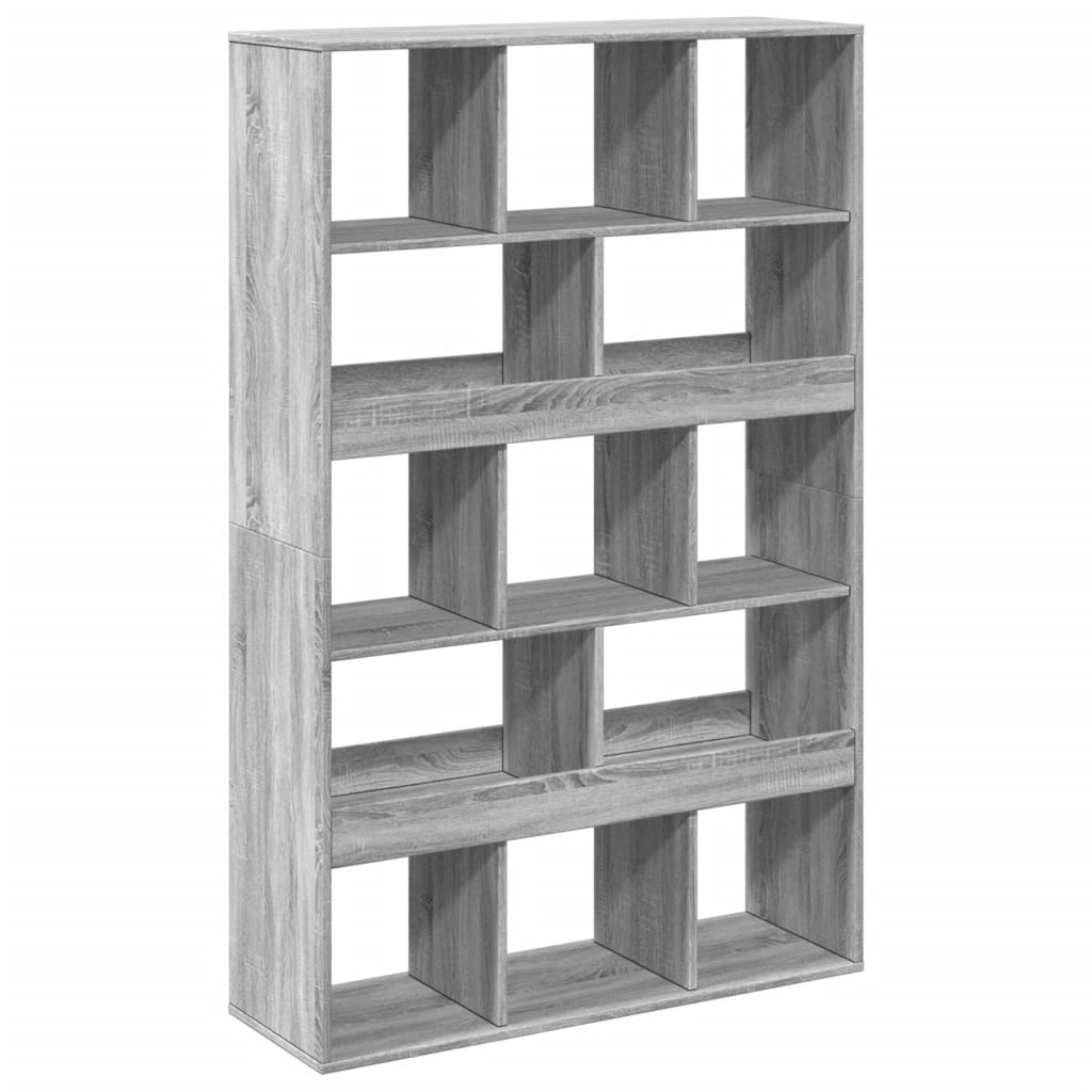 kamerscherm 100x33x156,5 cm bewerkt hout grijs sonoma eiken