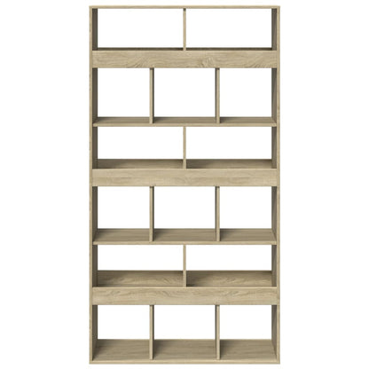 Kamerscherm 100x33x187,5 cm bewerkt hout sonoma eikenkleurig