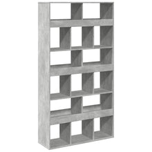Kamerscherm 100x33x187,5 cm bewerkt hout betongrijs