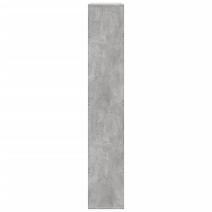 Kamerscherm 100x33x187,5 cm bewerkt hout betongrijs