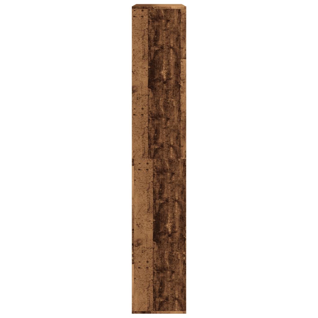 Kamerscherm 100x33x187,5 cm bewerkt hout oud houtkleurig