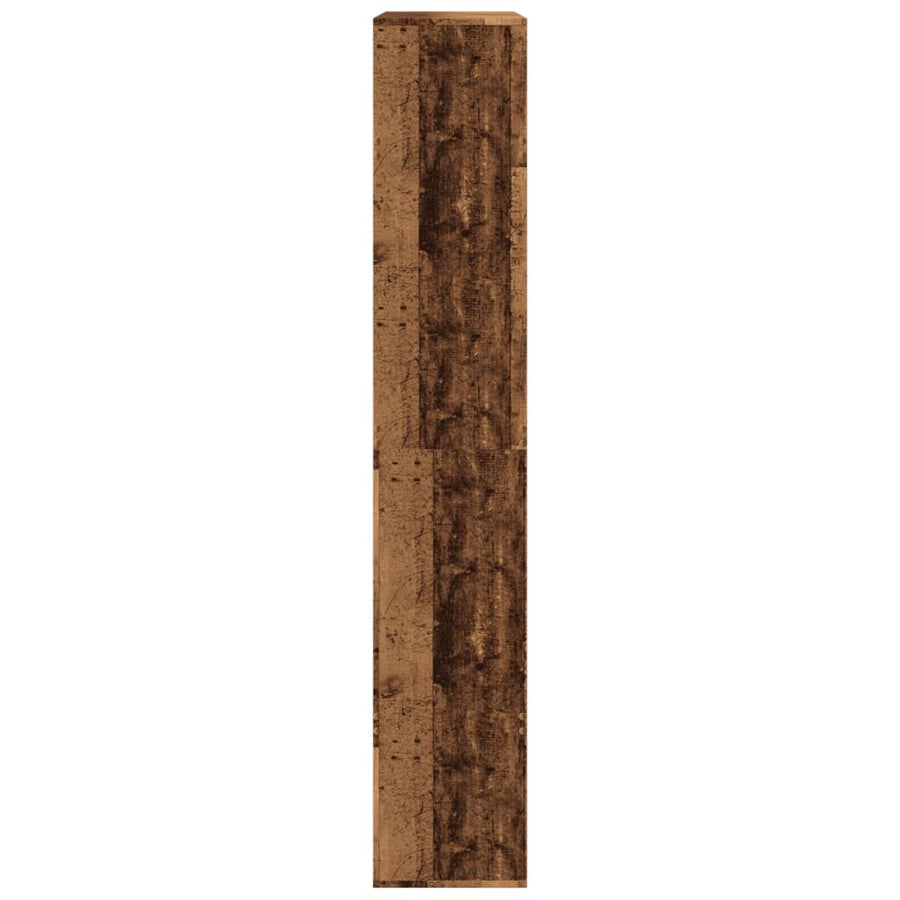 Kamerscherm 100x33x187,5 cm bewerkt hout oud houtkleurig