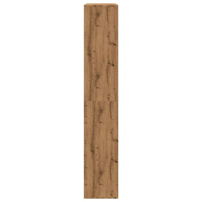 Kamerscherm 100x33x187,5 cm bewerkt hout artisanaal eikenkleur